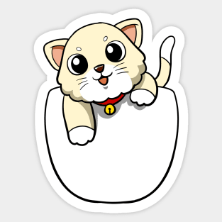 Pocket Cat Sticker